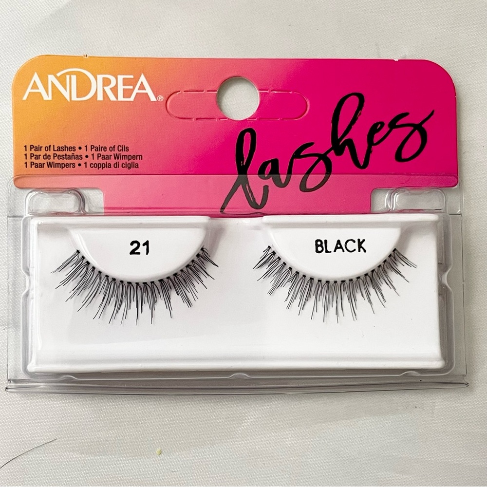 Andrea faux strip lashes eyelashes #21 black